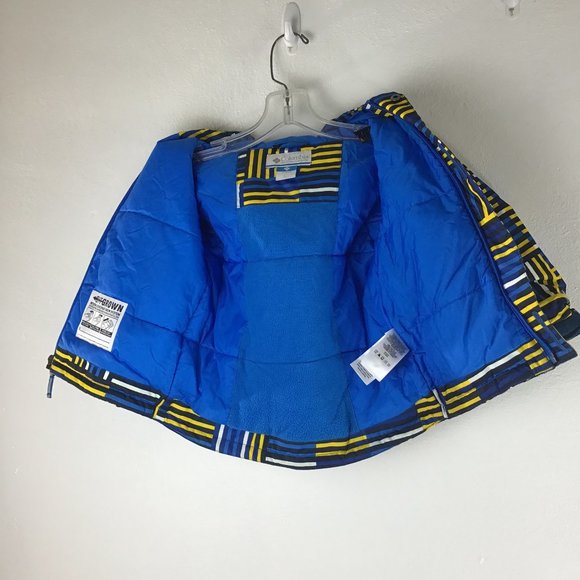Columbia Toddler Boy Outgrown Coats Blue/Yellow 4T - Picture 11 of 11